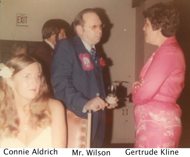 Connie Aldrich - Mr. Wilson - Gertrude Kline