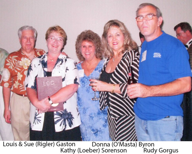 Louis & Sue (Rigler) Gaston - Kathy (Loeber) Sorenson - Donna (O'Masta) Bryon - Rudy Gorgus